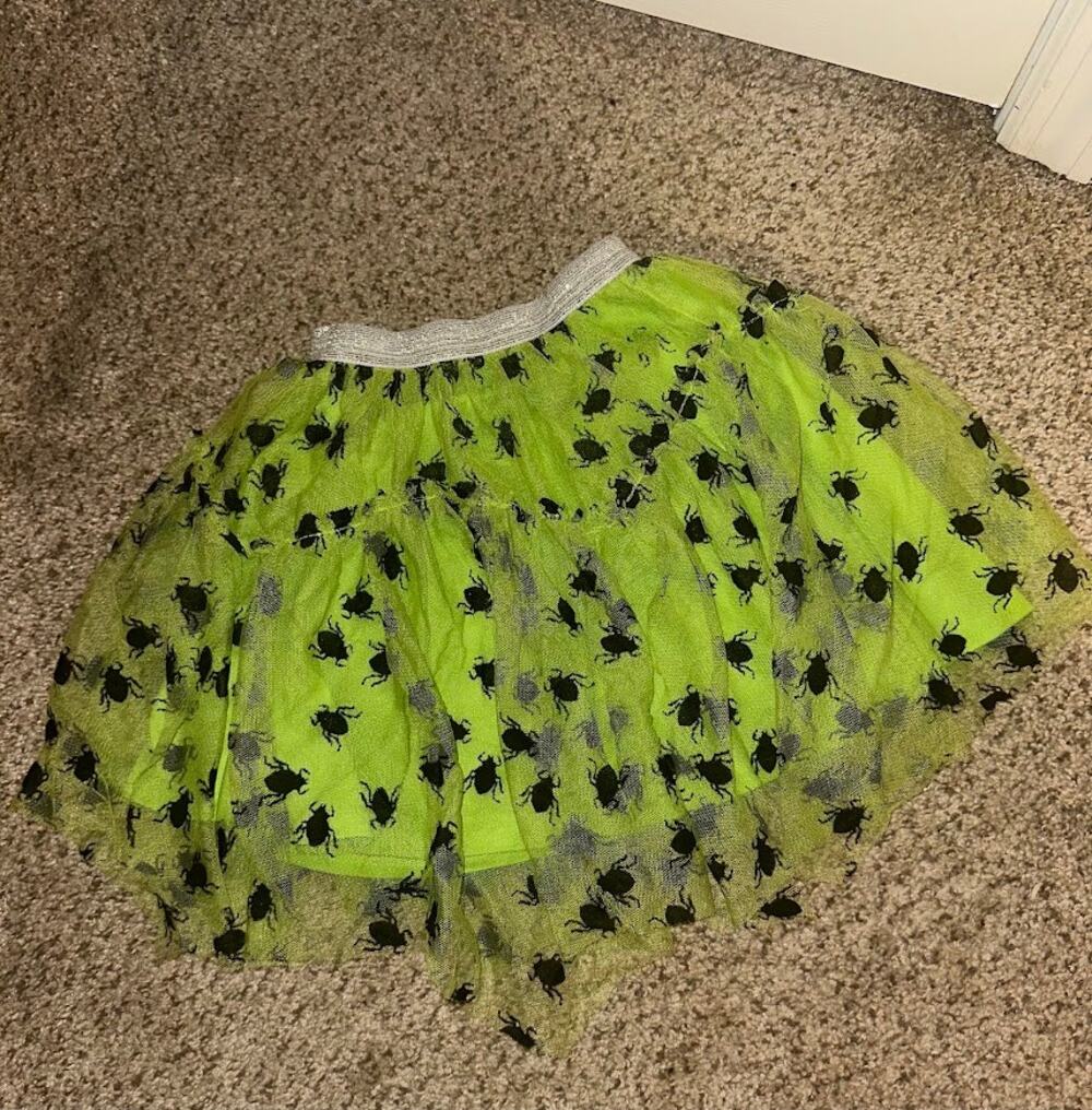 Beetlejuice Beetle Print Tutu Skirt